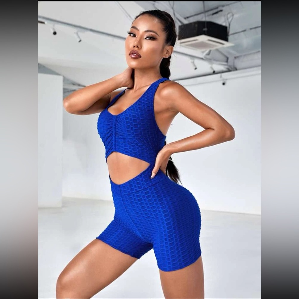 SHEIN BLUE ROMPER